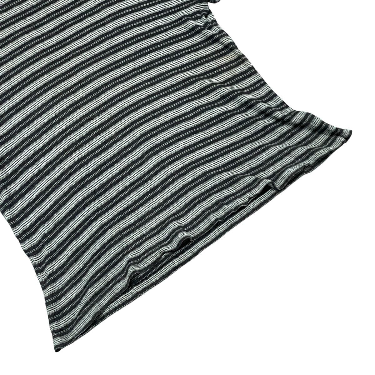 agnes b. Vintage Agnes B Homme Paris Turtleneck Stripe Long Sleeve Size US XL / EU 56 / 4 - 12 Thumbnail