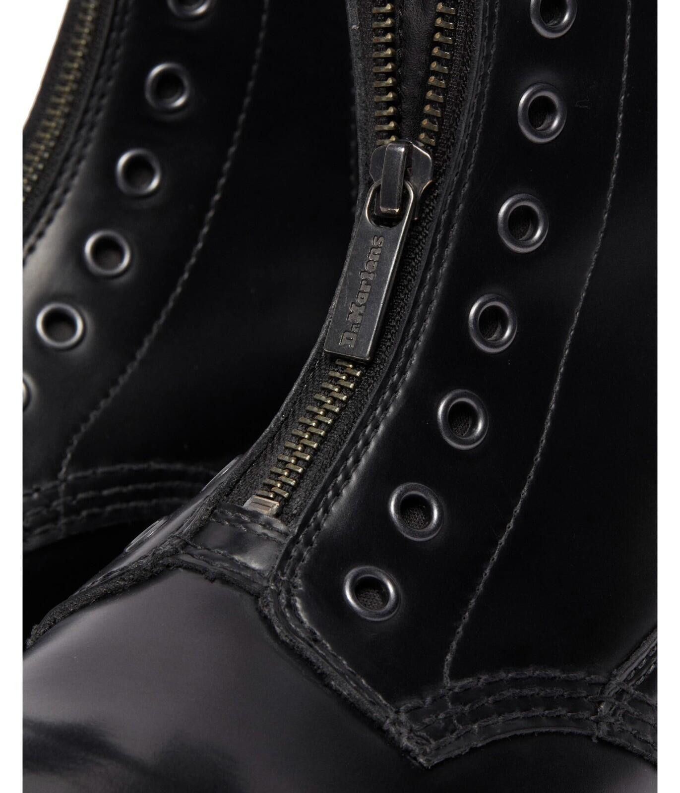 Dr. Martens Dr. Martens 1460 Gusset Leather Boots Smooth Black NEW Size US 11 / EU 44 - 2 Thumbnail