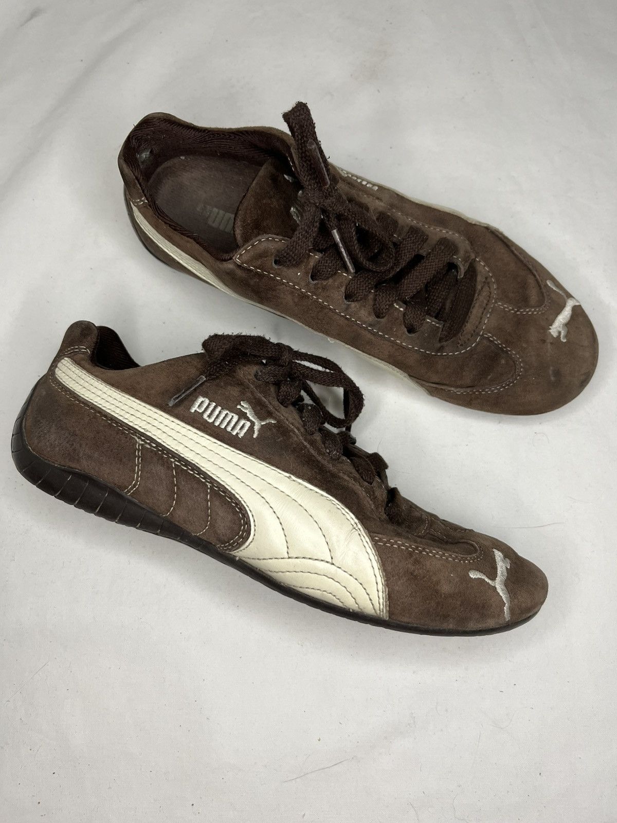 Puma Vintage Puma Speedcat Brown Hype Sneakers Streetwear Rare Size US 7.5 / IT 37.5 - 1 Thumbnail