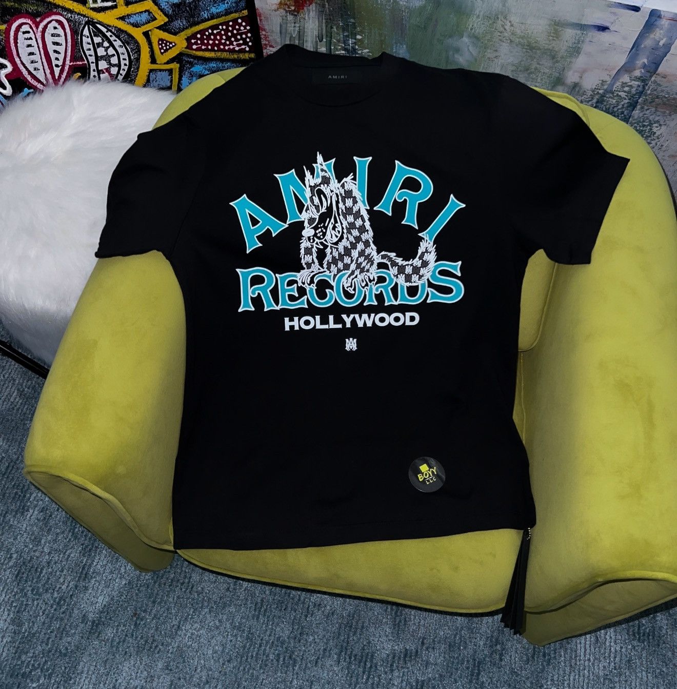 Amiri logo t shirt Size US M / EU 48-50 / 2 - 1 Thumbnail