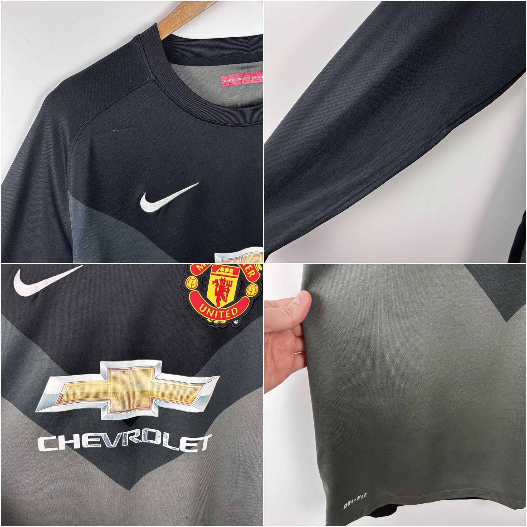 Nike Manchester United 2014-15 Away Goalkeeper Jersey Nike M Size US M / EU 48-50 / 2 - 4 Thumbnail