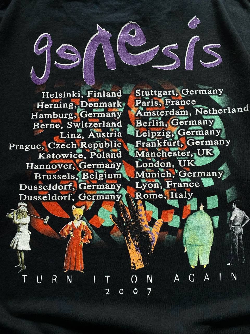 Band Tees × Vintage VINTAGE GENESIS “TURN IT ON AGAIN” TOUR 2007 ROCK BAND TEE Size US XL / EU 56 / 4 - 8 Thumbnail