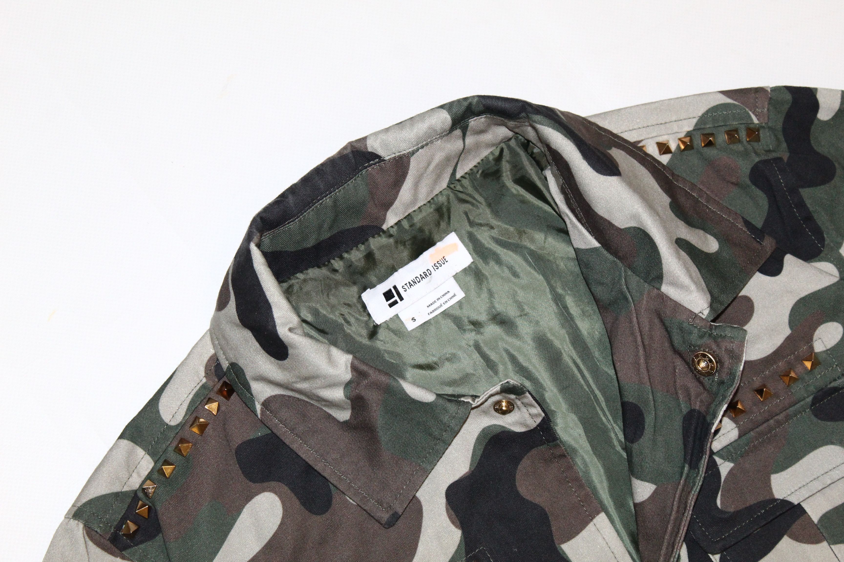 Standard Issue Y2K 🔥 Standard Issue Nyc M65 Camo Studded Coach Jacket Size US S / EU 44-46 / 1 - 7 Thumbnail