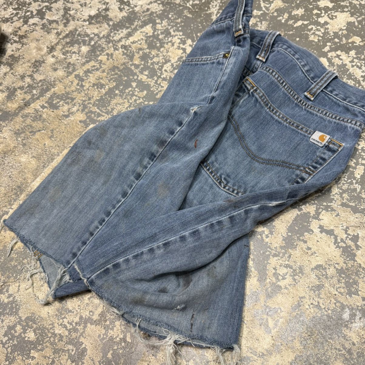 Carhartt Vintage Carhartt Denim Cut Off Workwear Shorts Jorts Size US 32 / EU 48 - 11 Thumbnail