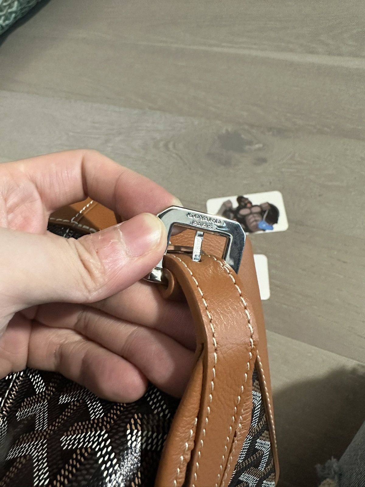 Goyard Goyard Cisalpin Backpack Black/Tan Size ONE SIZE - 9 Thumbnail