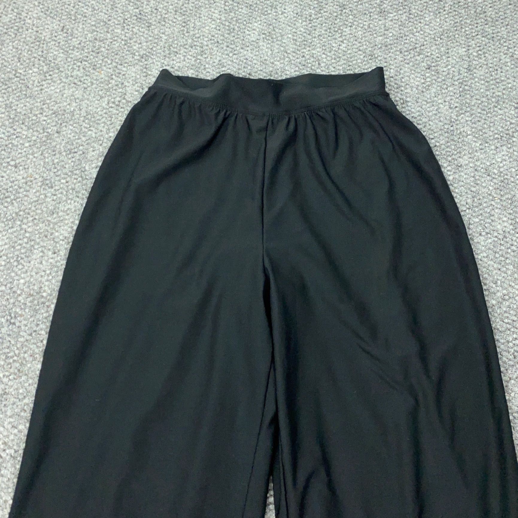 Spanx Spanx Pants Womens M Black Hi-Rise Stretch Layered Lining Wide Leg Dress Pants Size 26" / US 2 / IT 38 - 2 Thumbnail