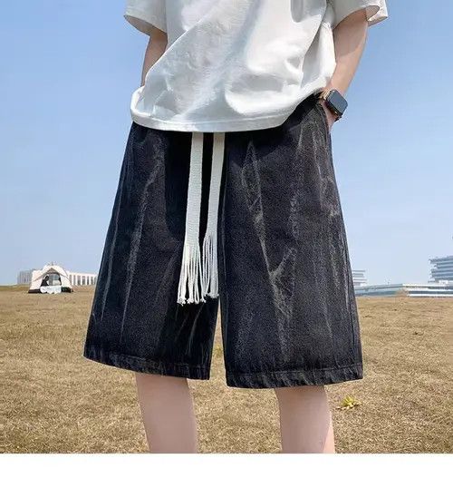 Japanese Brand Black High StreetHonjoh x Asai Vintage Casual Denim Shorts Size US 32 / EU 48 - 7 Thumbnail