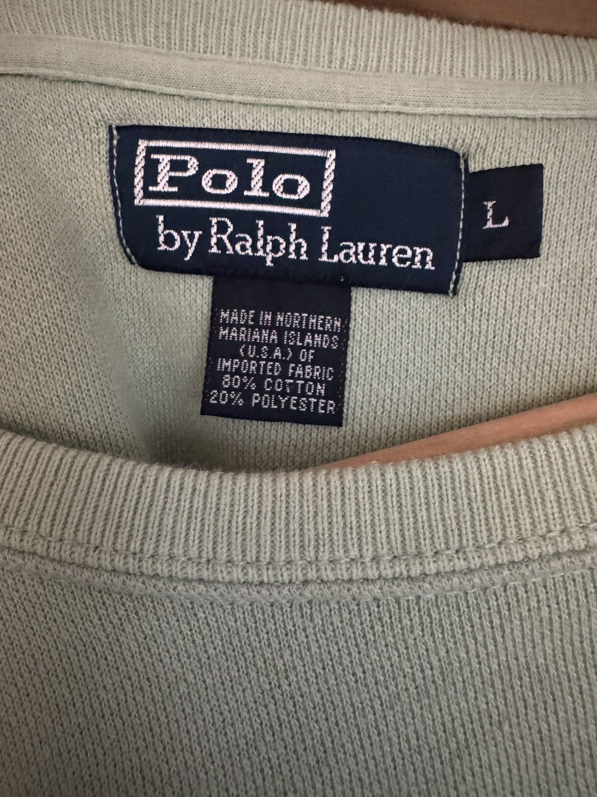Polo Ralph Lauren Light green sweater Size US L / EU 52-54 / 3 - 2 Thumbnail