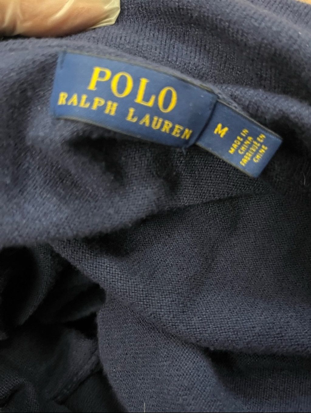 Polo Ralph Lauren Polo Ralph Lauren Navy V-Neck Sweater - Size M Size US M / EU 48-50 / 2 - 4 Thumbnail