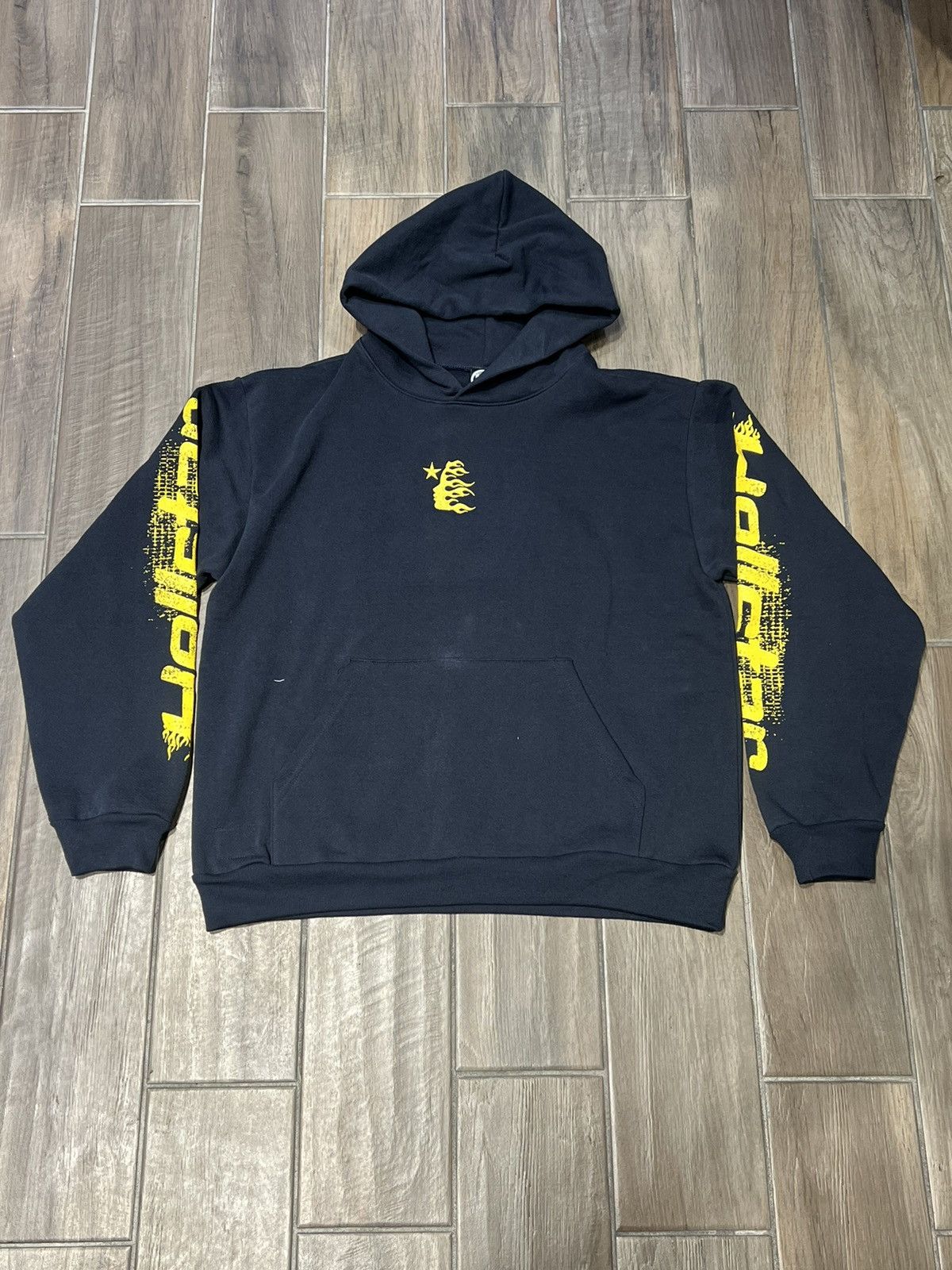 HELLSTAR HELLSTAR “SPEED” HOODIE - SIZE LARGE - (NAVY) | Grailed