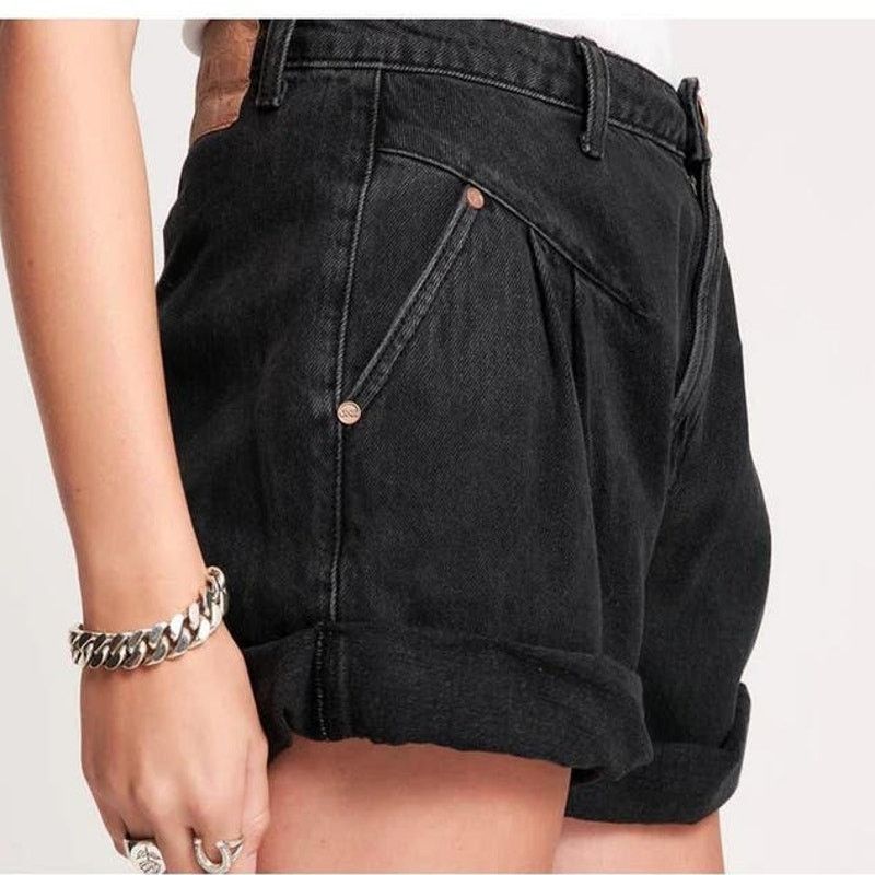 Free People New FREE PEOPLE OneTeaspoon Streetwalkers High-Waist Shorts Size 24" / US 00 / IT 34 - 9 Thumbnail
