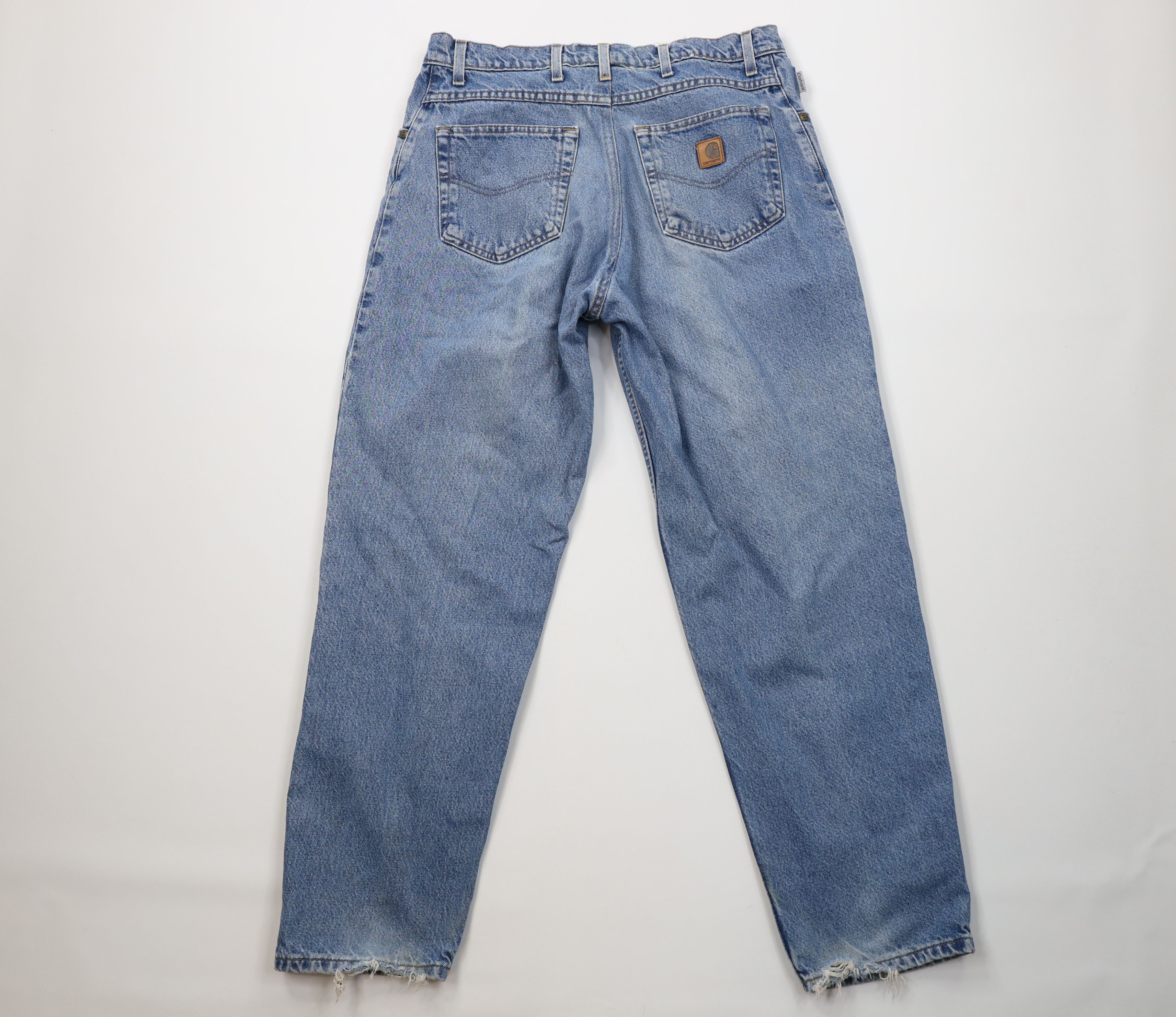 Carhartt Vintage Y2K 2000 Carhartt Relaxed Straight Leg Jeans Blue Size US 36 / EU 52 - 10 Thumbnail