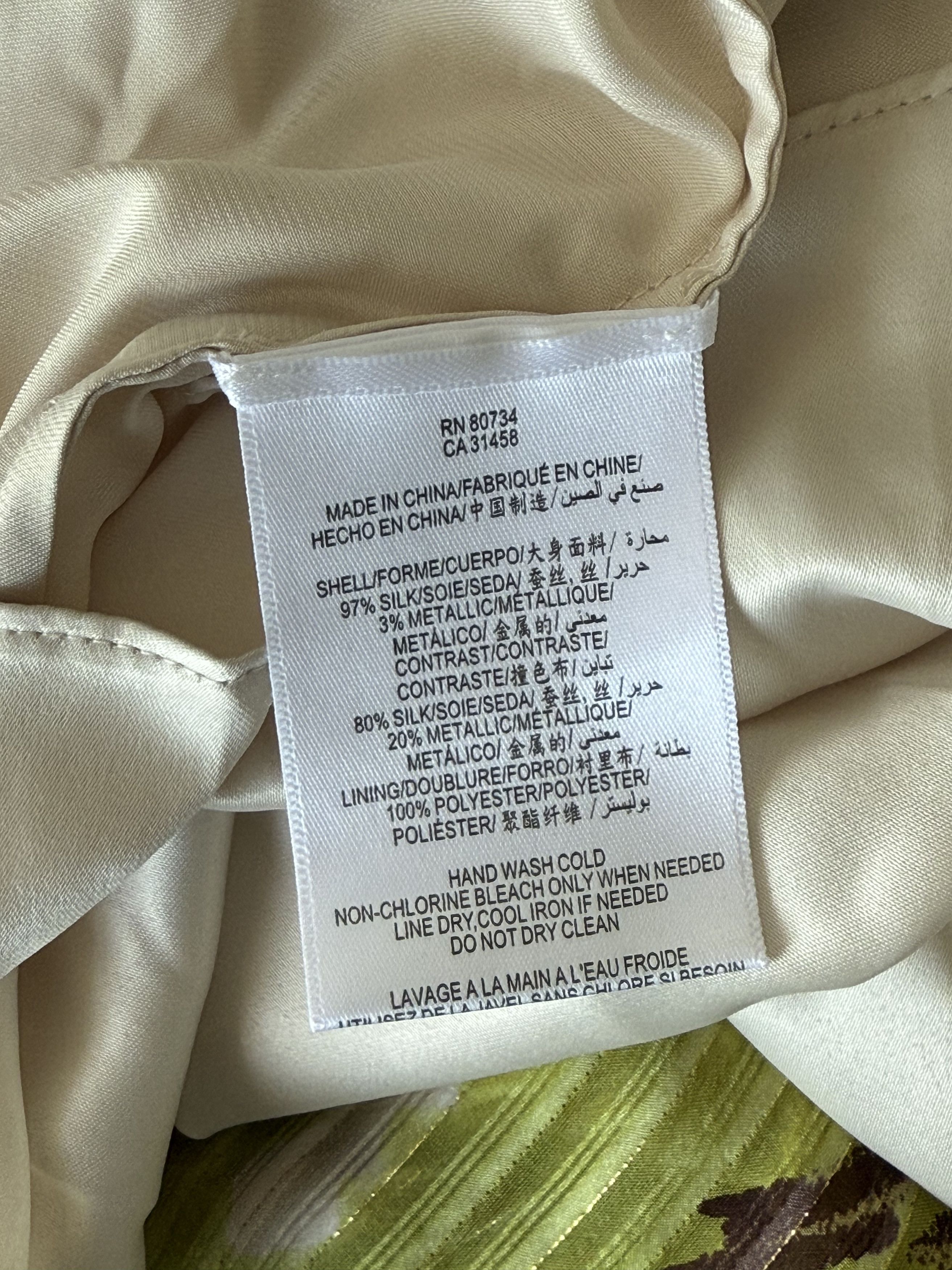 Bcbgmaxazria Long Silk Willow Multi-color Halter Dress Size S / US 4 / IT 40 - 6 Thumbnail