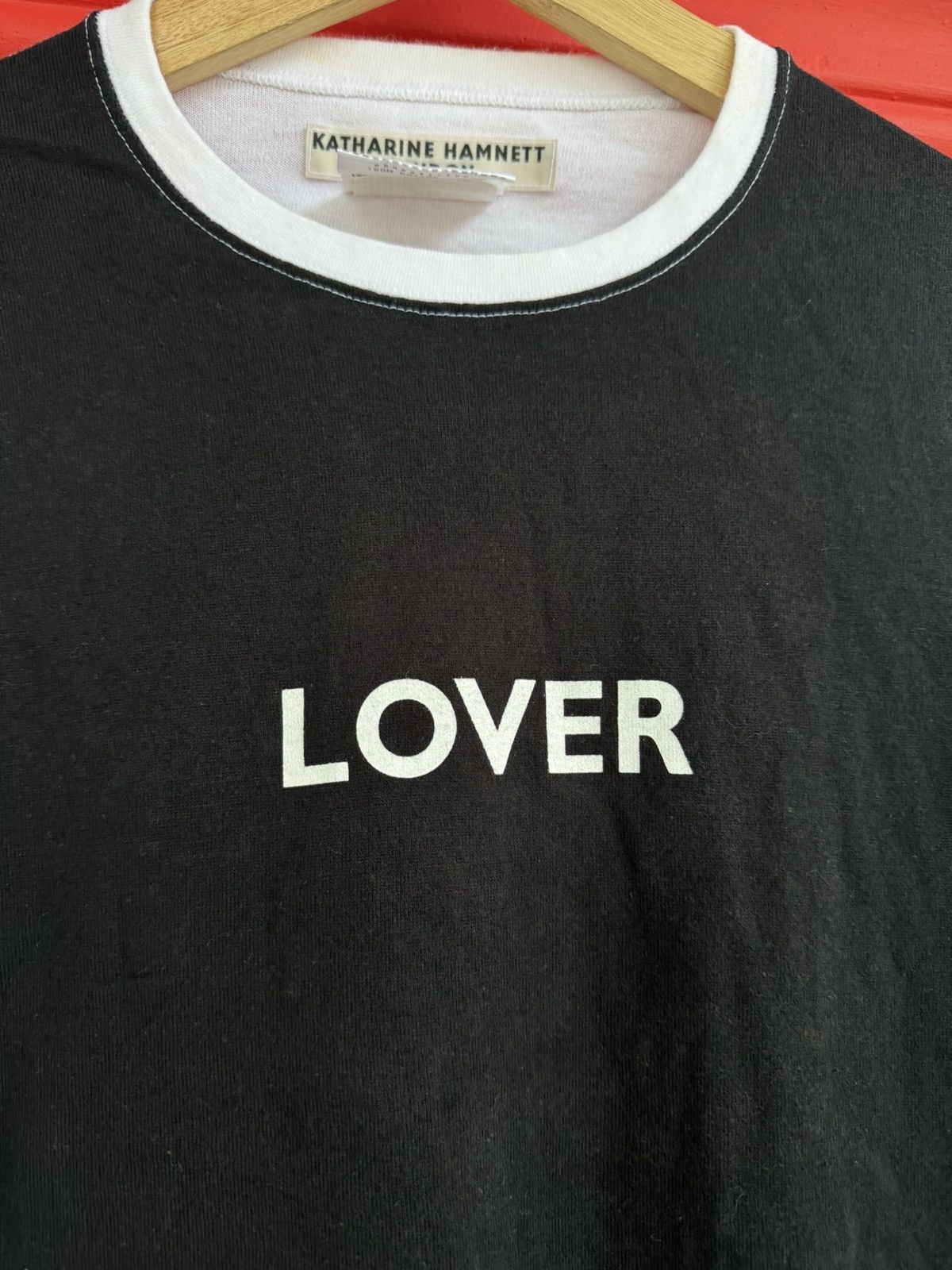 Katharine Hamnett London Katharine Hamnett London “LOVER” Ss2000 LS Tee Size US M / EU 48-50 / 2 - 3 Thumbnail