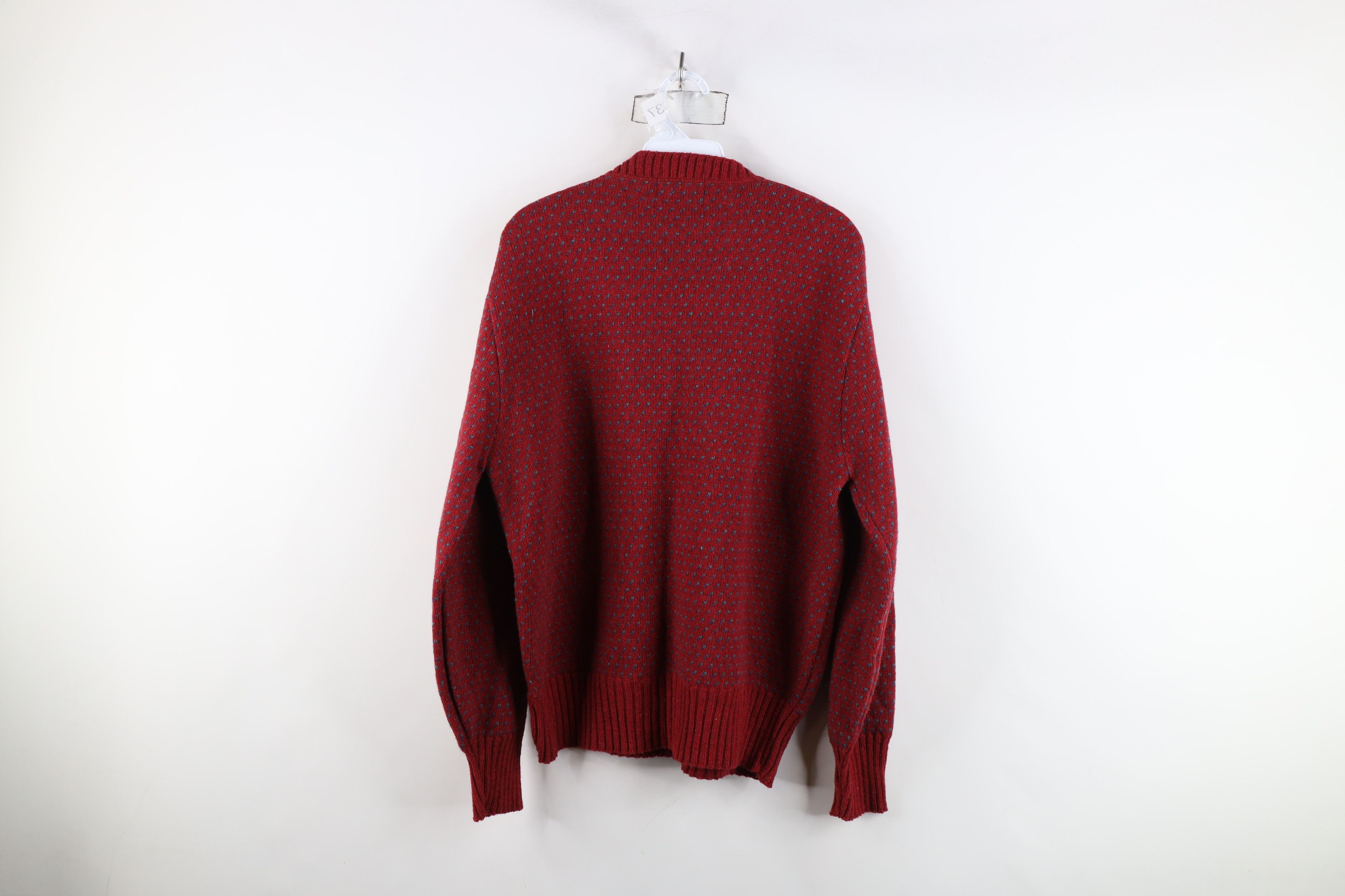 Vintage Vintage 90s Streetwear Polka Dot Knit Crewneck Sweater USA Size XL / US 12-14 / IT 48-50 - 11 Thumbnail