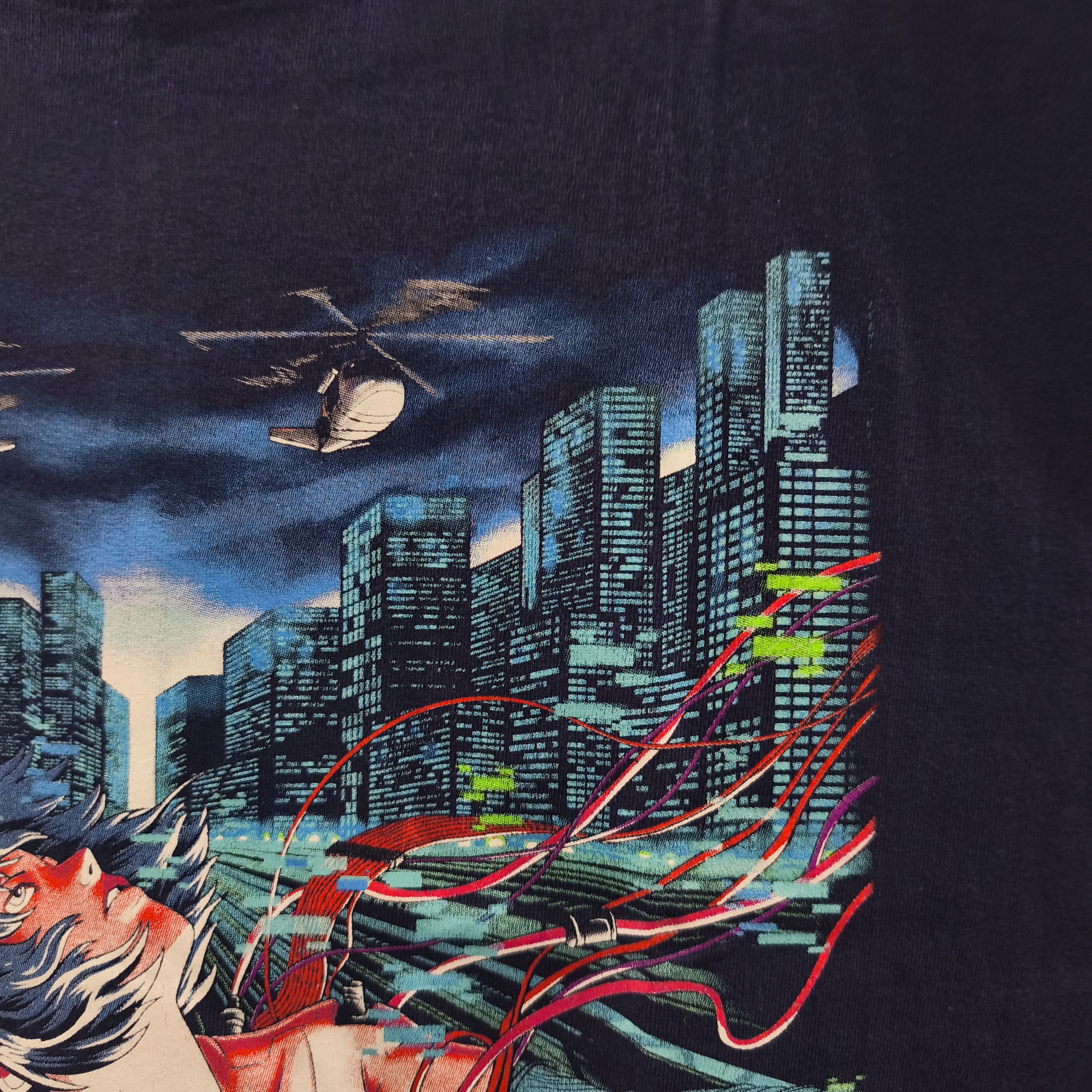 Anime Ghost In The Shell 1995 Navy T-shirt Size US XL / EU 56 / 4 - 4 Thumbnail
