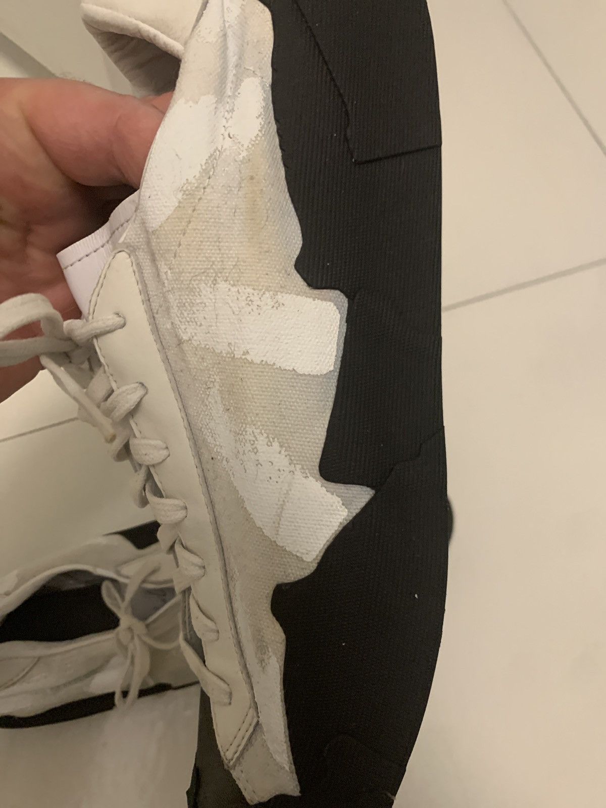 Yohji Yamamoto Black and white low top sneakers Size US 11 / EU 44 - 9 Thumbnail