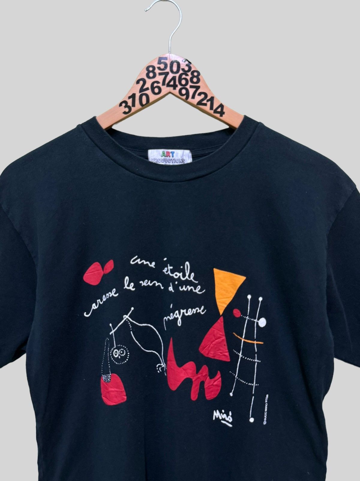 Vintage Vintage 97/98 Succ Joan Miro Art Single Stitch Tee faded Size US S / EU 44-46 / 1 - 3 Thumbnail