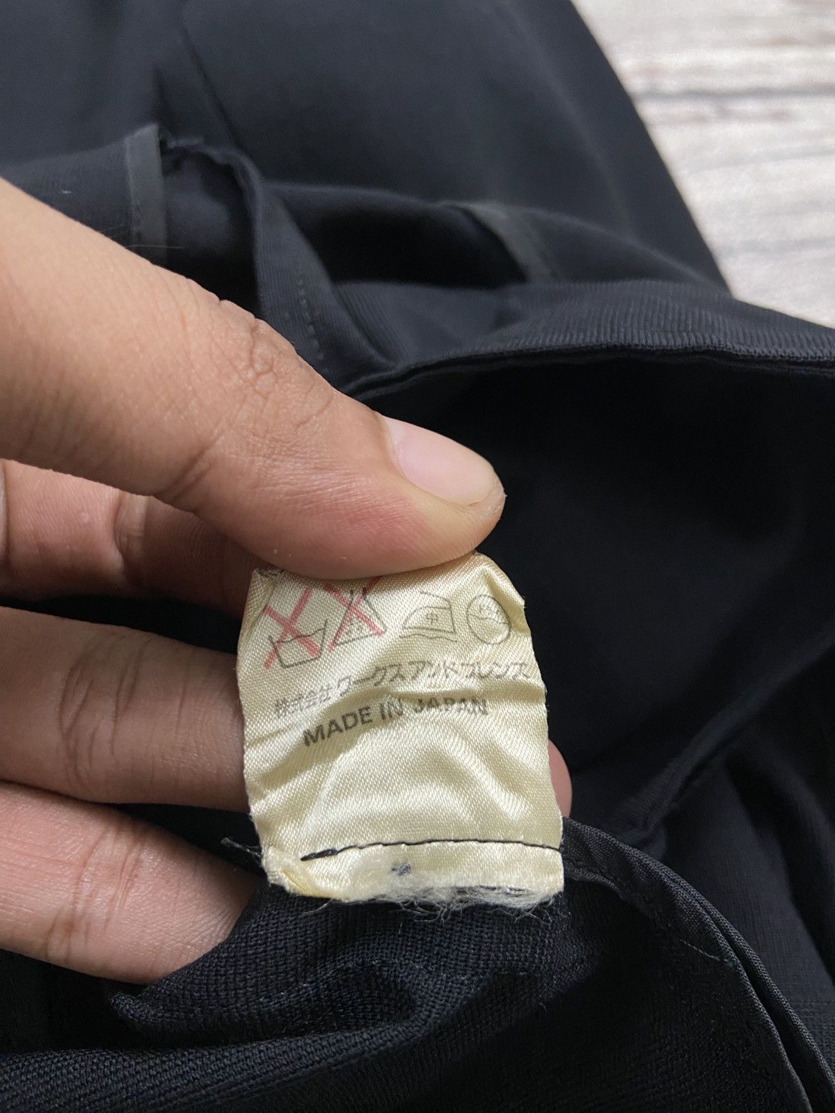 Vintage × Y's × Yohji Yamamoto Vintage 90s Workshop By Yohji Yamamoto Light Blazer Black Size 40L - 10 Thumbnail