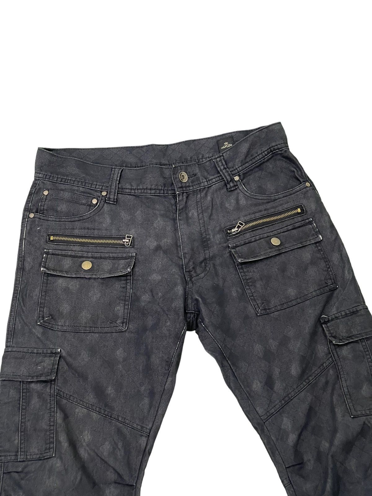 Japanese Brand Cargo Slim Semantic Design Bush Pant 6🟦8 Size US 31 - 6 Thumbnail