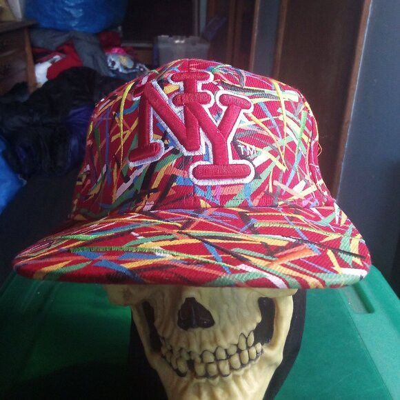 City Hunter Vintage City Hunter New York Yankees Confetti Fitted Hat Size ONE SIZE - 1 Thumbnail