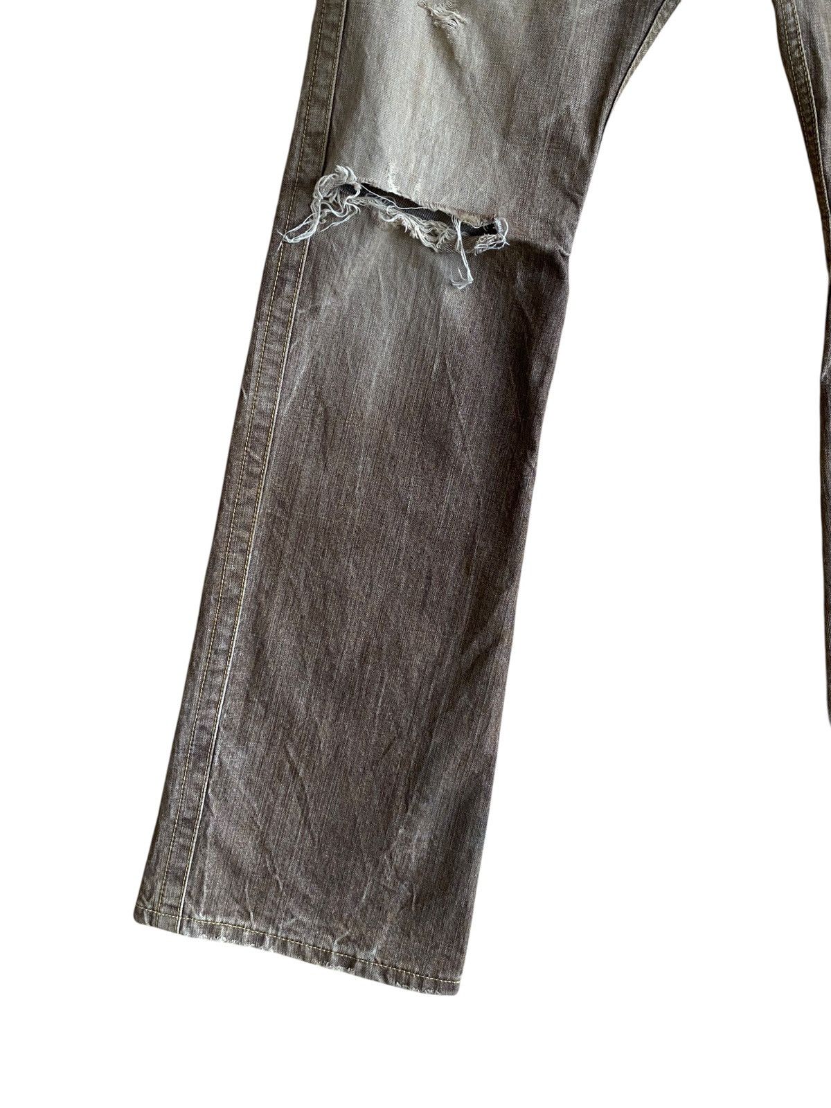 Japanese Brand Vintage Japanese Brand Blue Way Flared Jeans 1990s Size US 32 / EU 48 - 9 Thumbnail