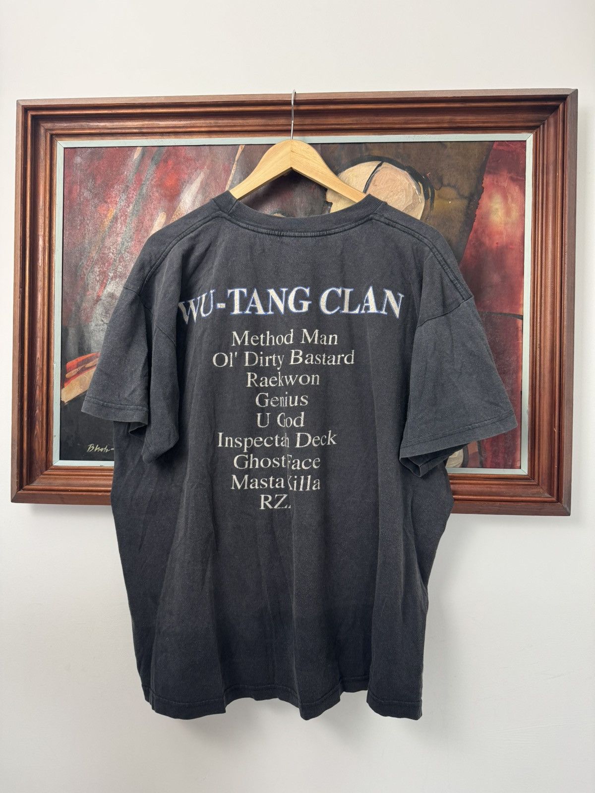 Vintage Vintage 90s Wu-Tang Clan Forever Rap Tee Band Rare Washed Size US XL / EU 56 / 4 - 2 Thumbnail