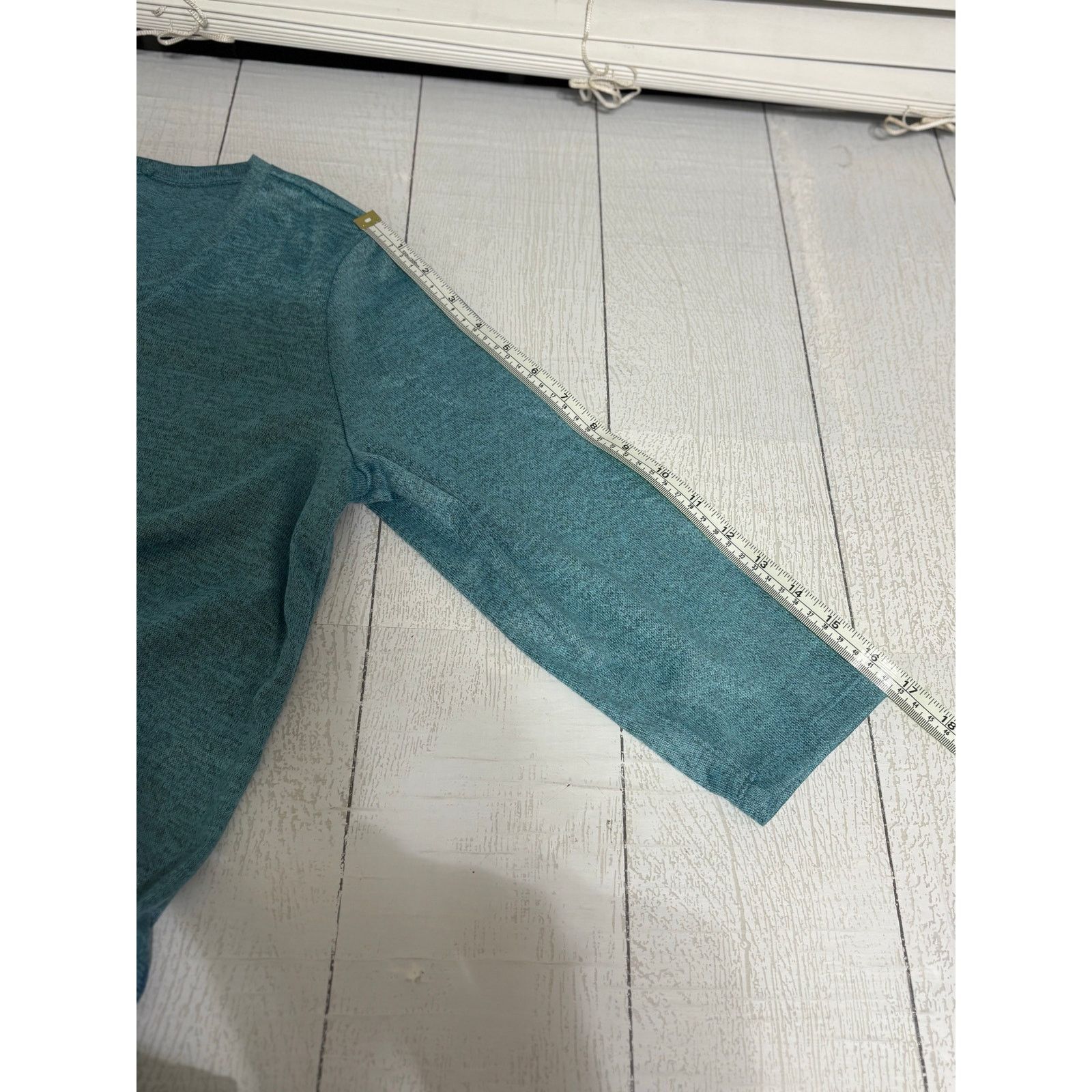 Other One World Blue Knit Top with Scarf Size PM Size M / US 6-8 / IT 42-44 - 9 Thumbnail