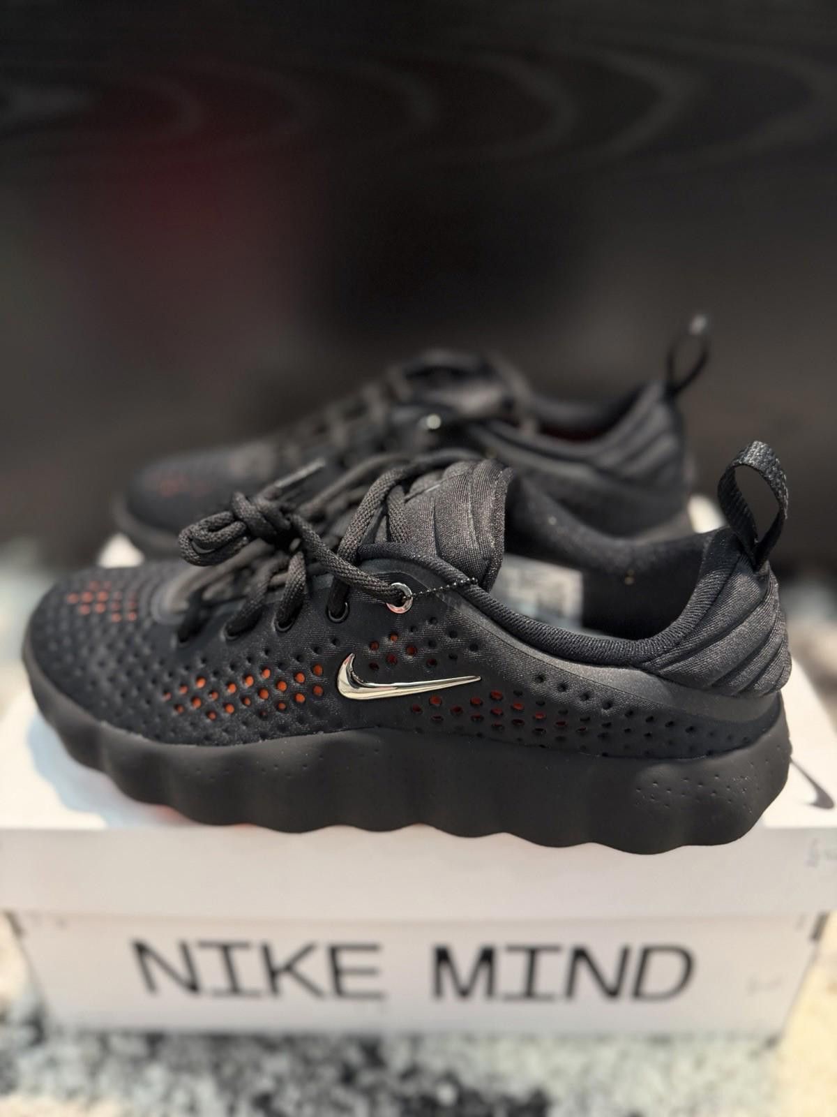 Nike Size 7.5 - Nike Mind 002 Black Chrome Hyper Crimson Women’s Size US 7.5 / IT 37.5 - 5 Thumbnail