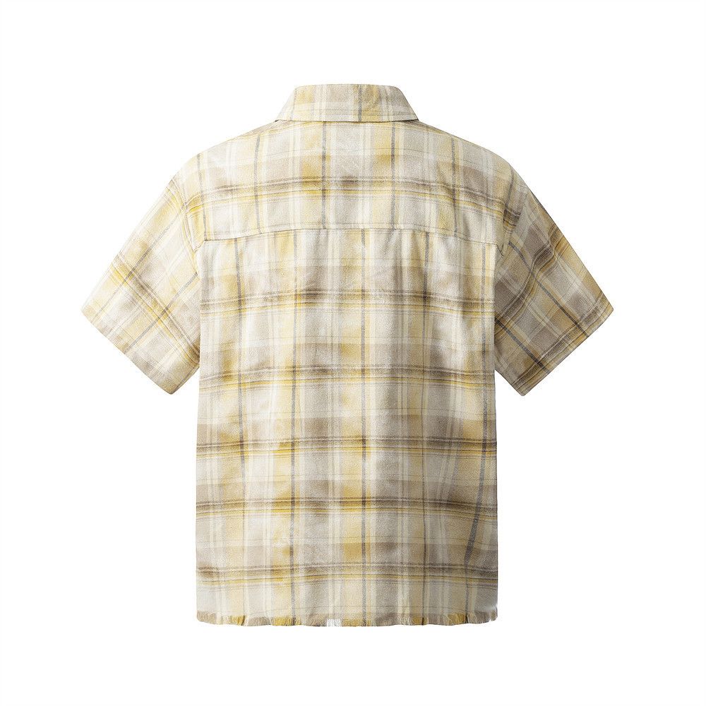 Vintage Men's casual street fashion pocket plaid shirt Size US M / EU 48-50 / 2 - 2 Thumbnail