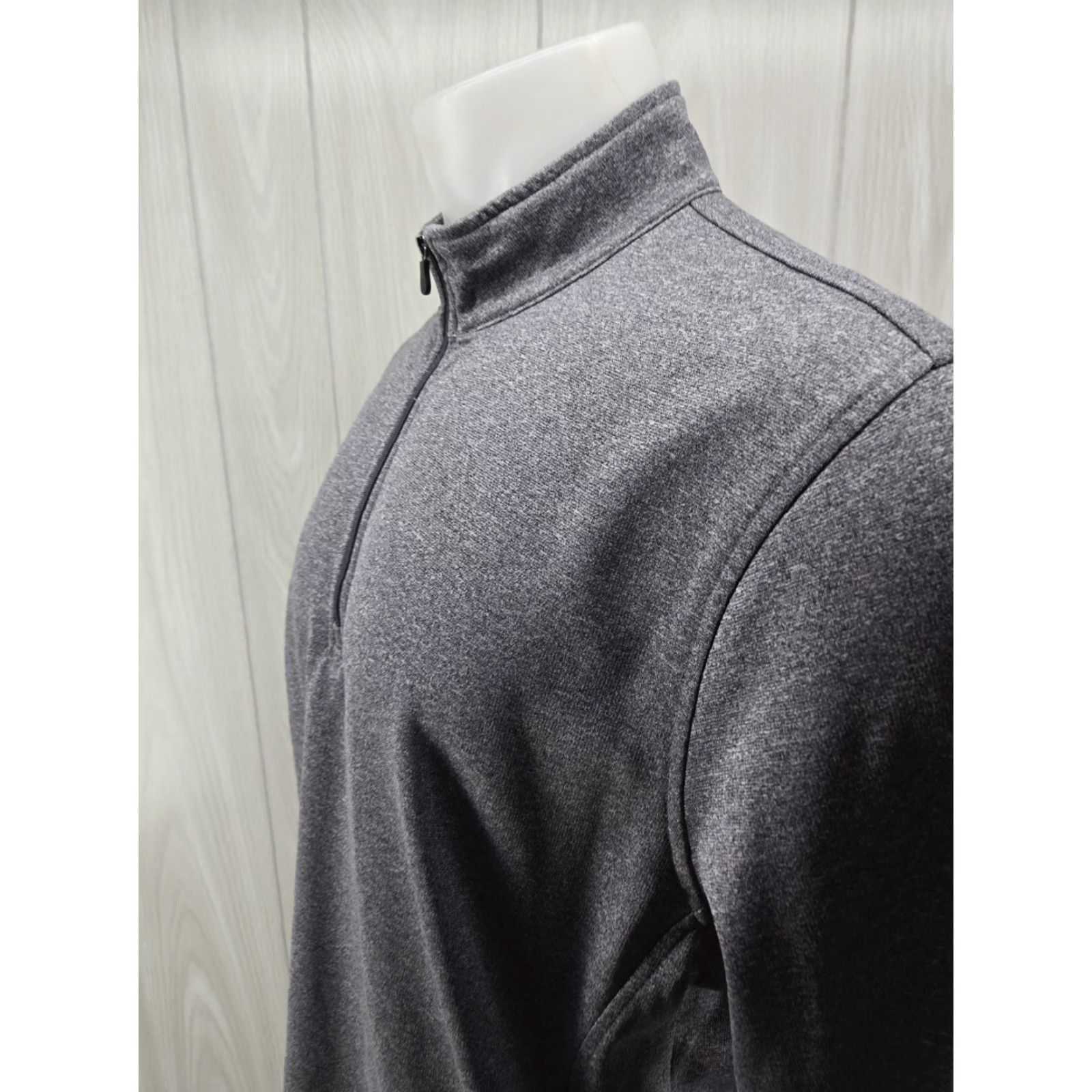Vintage VINTAGE Pro Tour Men’s Pullover Shirt Long Sleeve 1/4 Zip Gray Medium Athletic Casual Golf Shirt Size US M / EU 48-50 / 2 - 4 Thumbnail