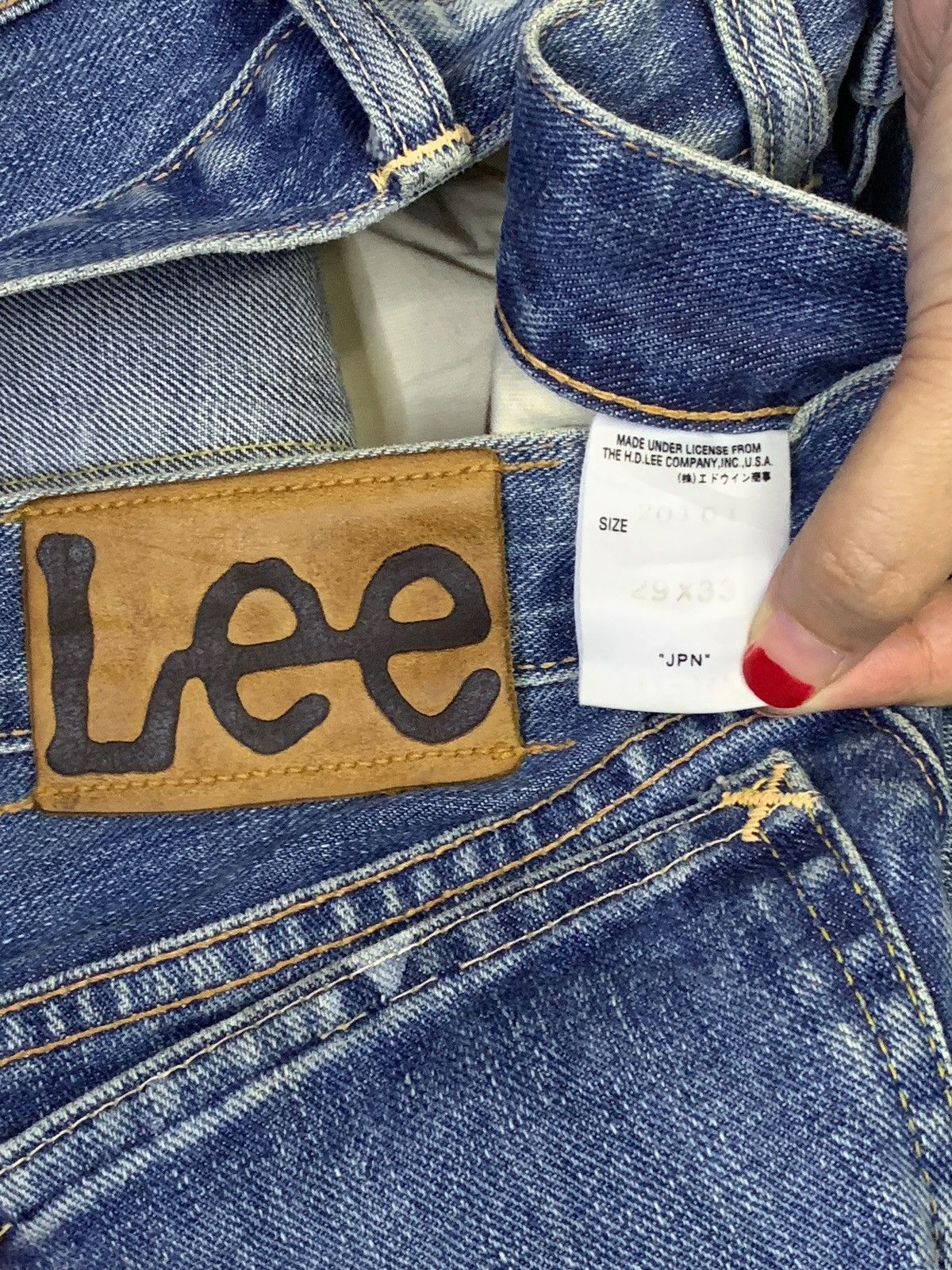 Japanese Brand SALES🔥Vintage Lee Riders Union Made Sanforized Loose Jeans Size US 30 / EU 46 - 10 Thumbnail