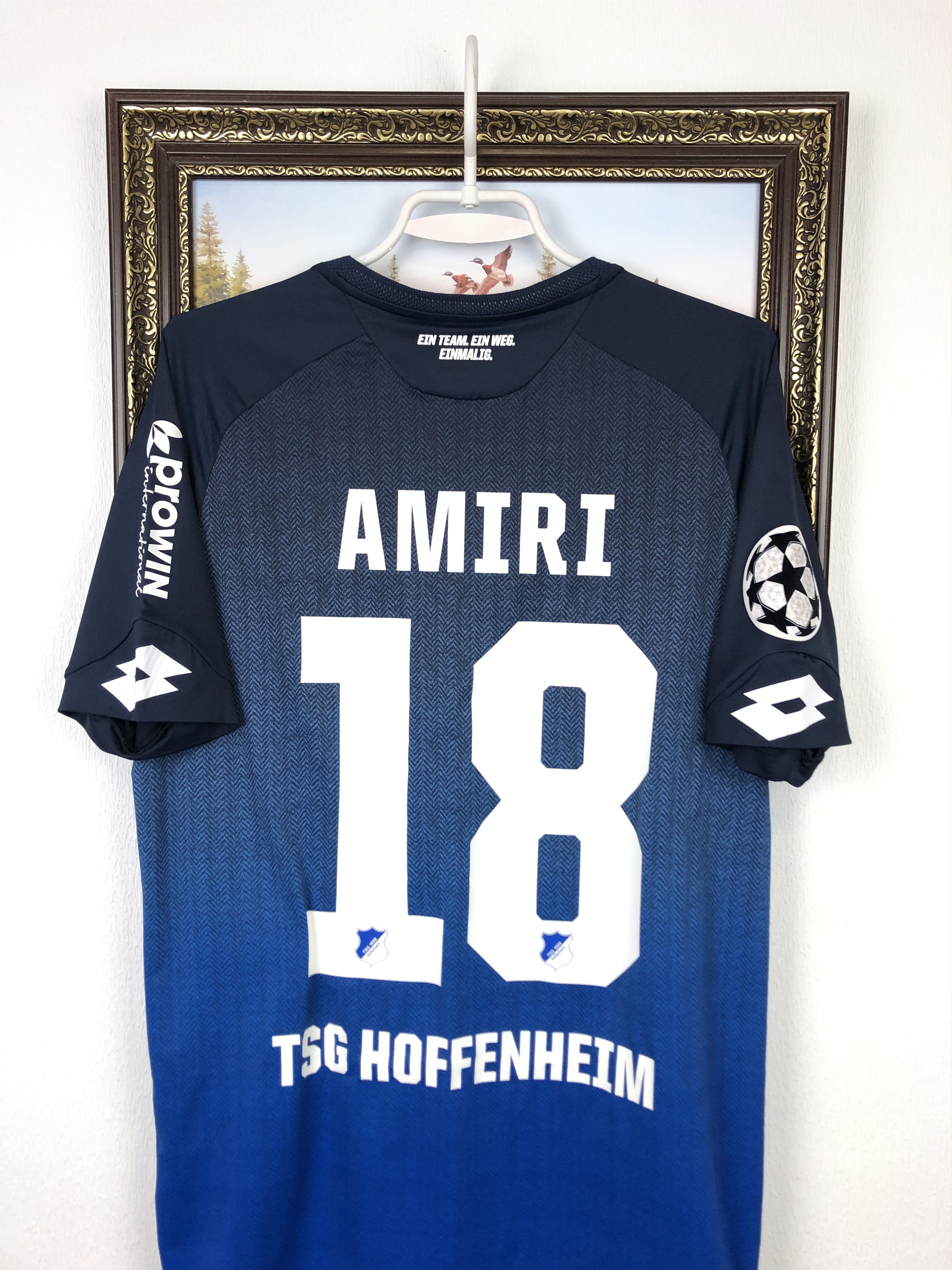 Lotto Sport 1899 Hoffenheim football shirt 2018 Soccer #18 Amiri Jersey Size US M / EU 48-50 / 2 - 2 Thumbnail