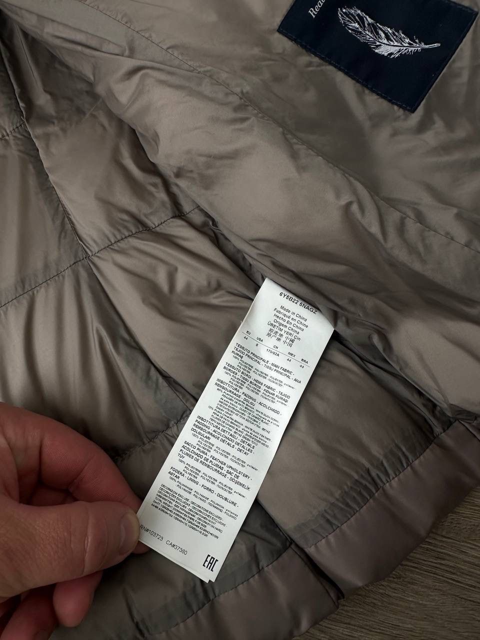 Armani × Vintage Vintage Japanese Armani Jeans Hooded Down Puffers Jacket Size S / US 4 / IT 40 - 11 Thumbnail