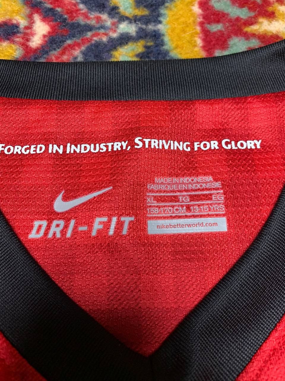 Nike MANCHESTER UNITED 2012-13 ORIGINAL SOCCER SHIRT 479278-623 Size US S / EU 44-46 / 1 - 3 Thumbnail