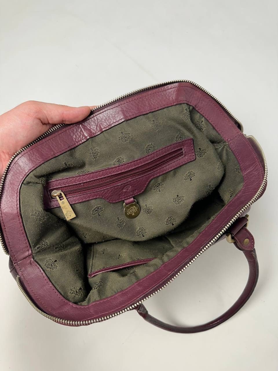 Mulberry Vintage Mulberry Leather Cherry Bag 00s Size ONE SIZE - 17 Thumbnail