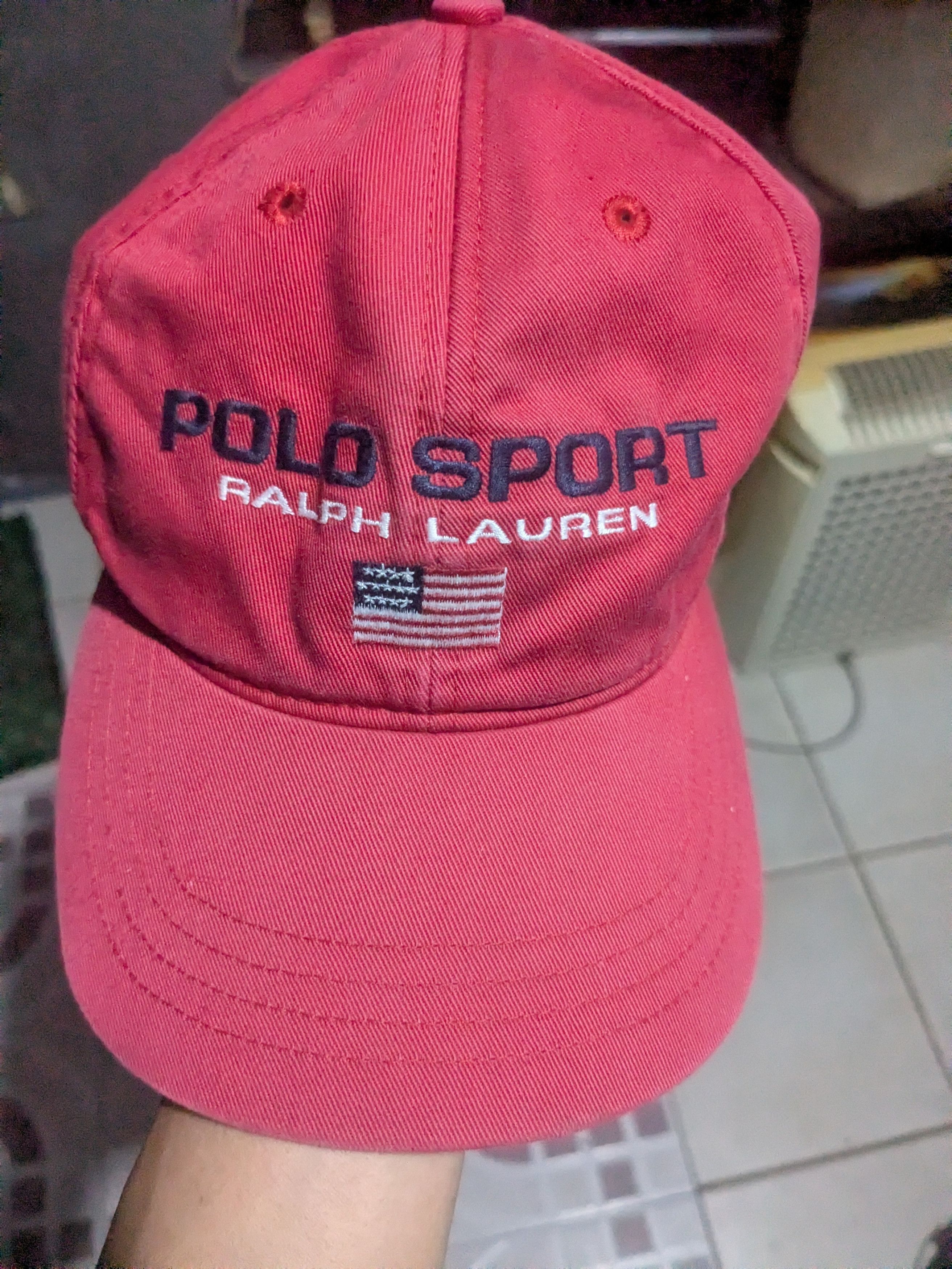 Polo Ralph Lauren polo sport Ralph Lauren vintage 90's cap red