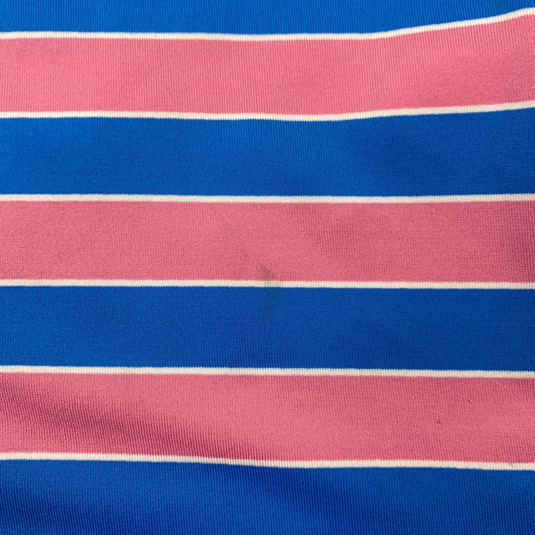 Vineyard Vines Vineyard Vines Polo Shirt Mens Medium Blue/Pink Striped Short Sleeve Performance Size US M / EU 48-50 / 2 - 5 Thumbnail