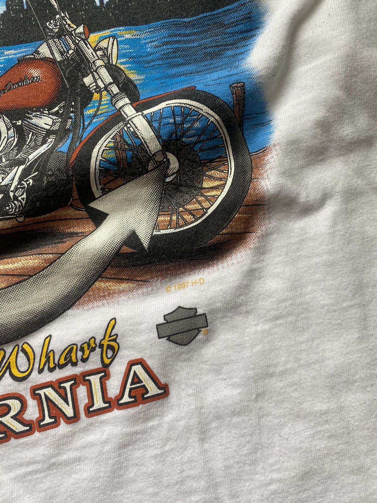 Harley Davidson × Vintage Vintage Y2K Harley Davidson San Francisco 1997 tee Medium Size US M / EU 48-50 / 2 - 6 Thumbnail