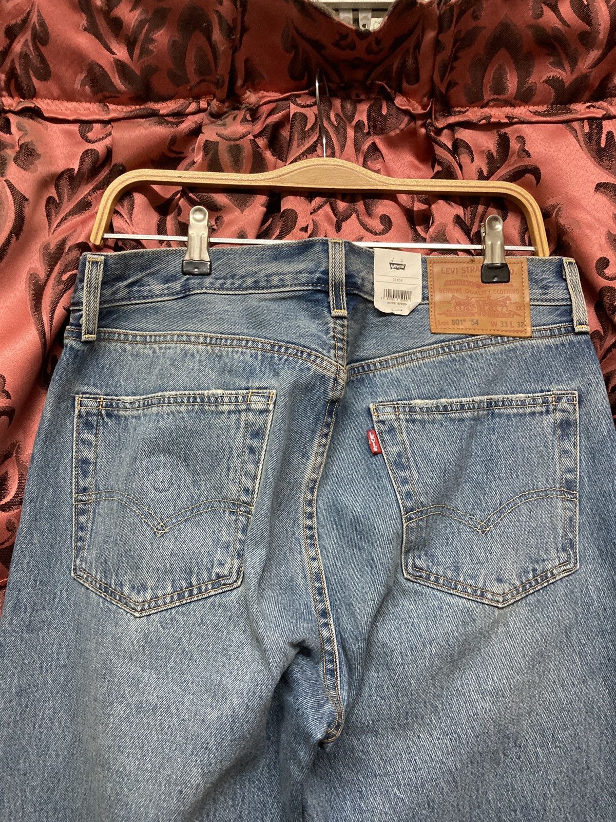 Distressed Levis 501 54 reproduction lot