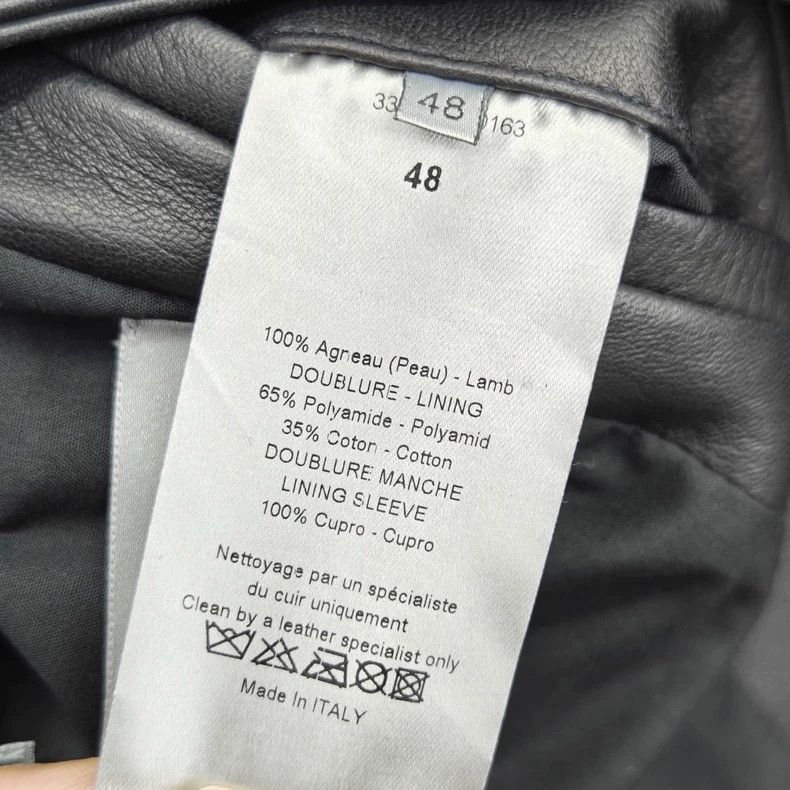 Dior Dior Lambskin locotor leather jacket Size US M / EU 48-50 / 2 - 7 Thumbnail