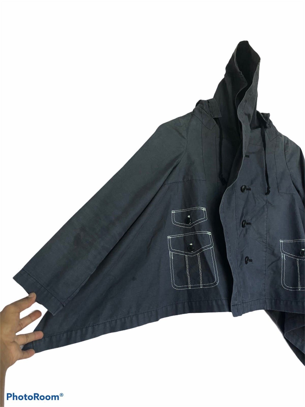 CDG by Comme des Garcons GD-B005 Comme des Garcon Poncho Cropped Jackets Size XS / US 0-2 / IT 36-38 - 3 Thumbnail