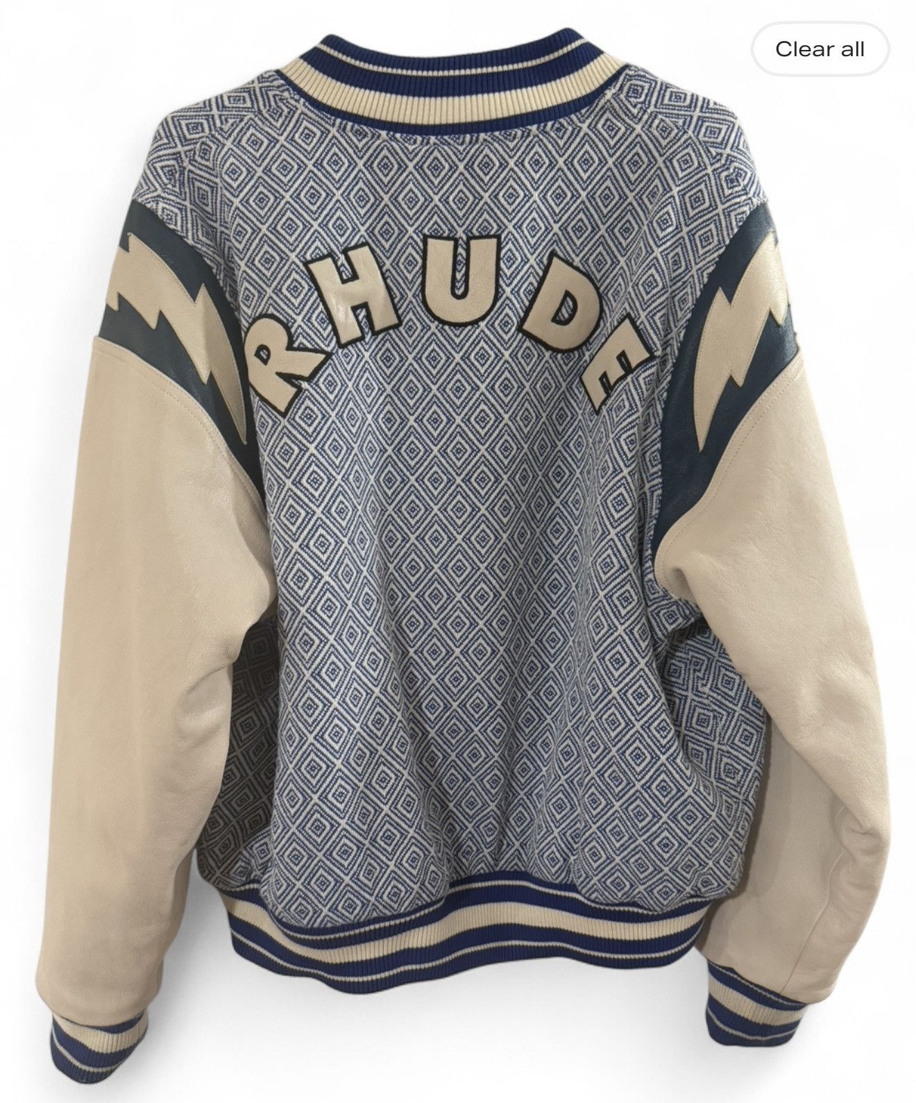 Rhude Rhude jacquard lightning bomber Size US XL / EU 56 / 4 - 2 Thumbnail