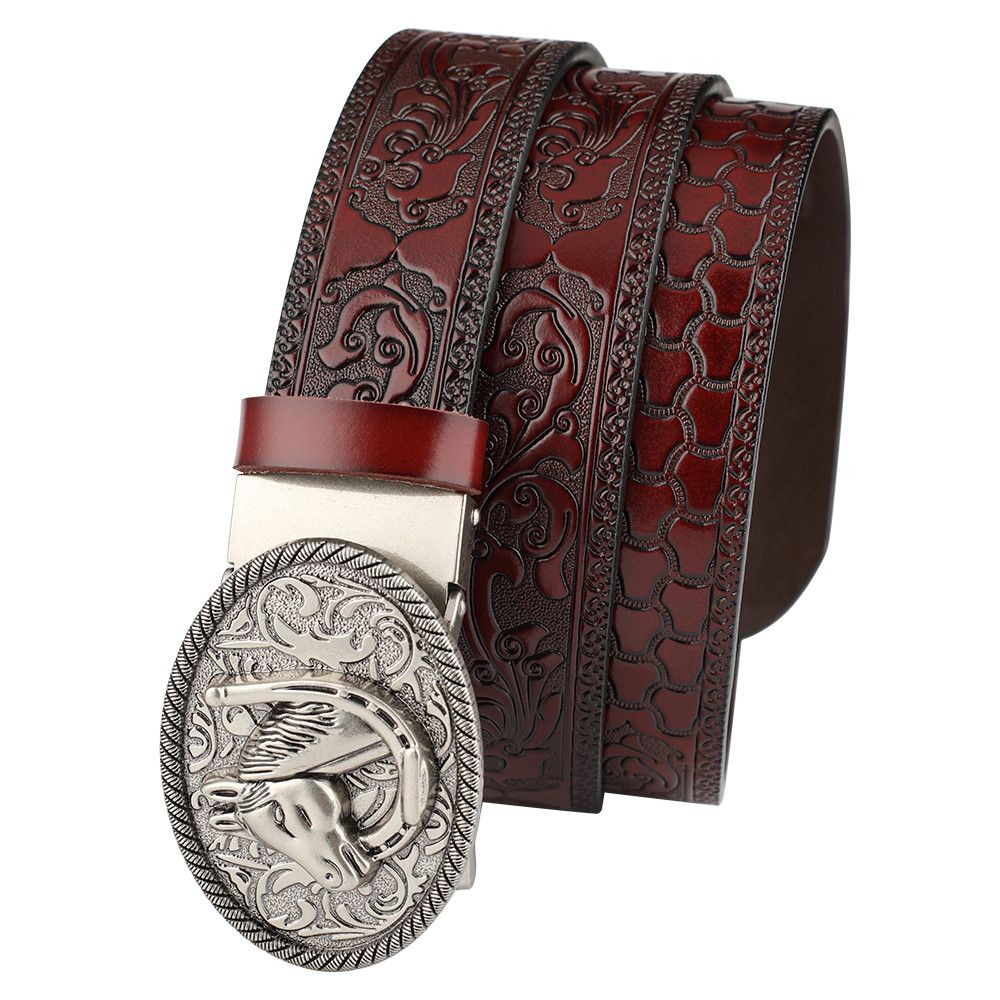 Designer Retro Vintage Belt Riveted Belts Menswear Accessories Size ONE SIZE - 5 Thumbnail