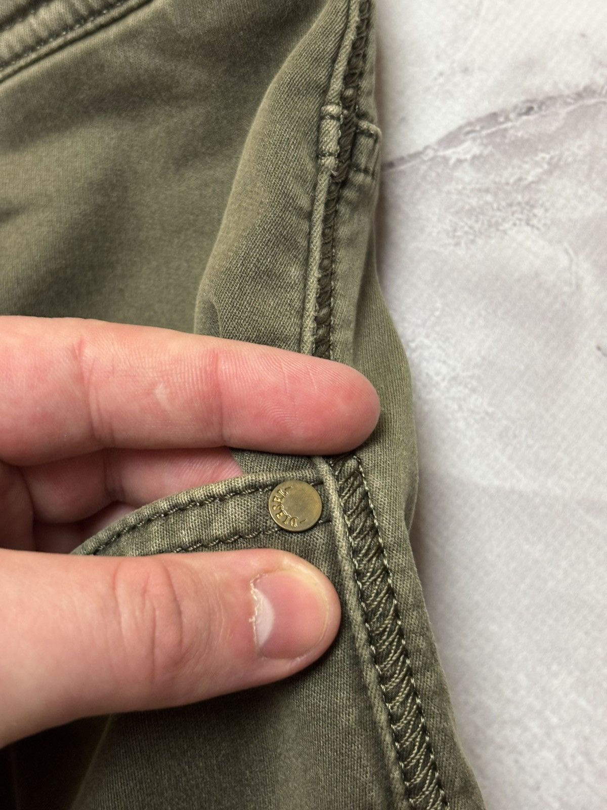 Diesel Diesel Krooley-Ne Jogg Jeans Sweatpants Khaki Green Mens 30 Size US 30 / EU 46 - 9 Thumbnail