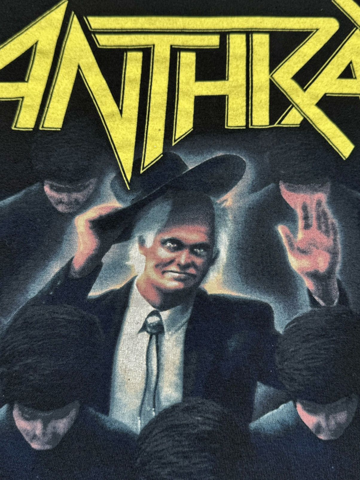 Band Tees × Vintage 2013 Anthrax Among The Living Dead Metal Punk Goth Band Tee Size US L / EU 52-54 / 3 - 3 Thumbnail