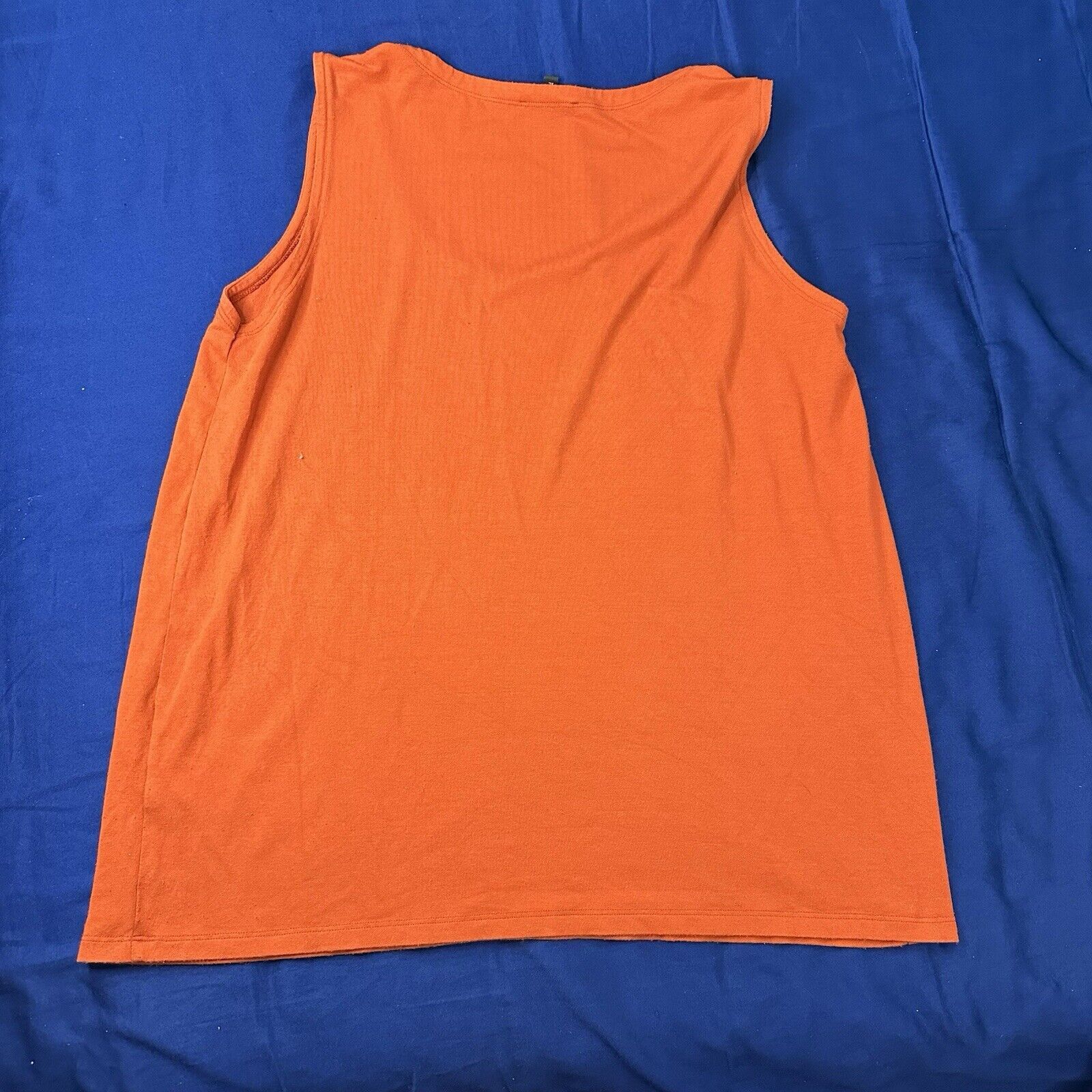 Eileen Fisher Eileen Fisher Tank Top XL Orange/coral Cami *spots* Size XL / US 12-14 / IT 48-50 - 2 Thumbnail