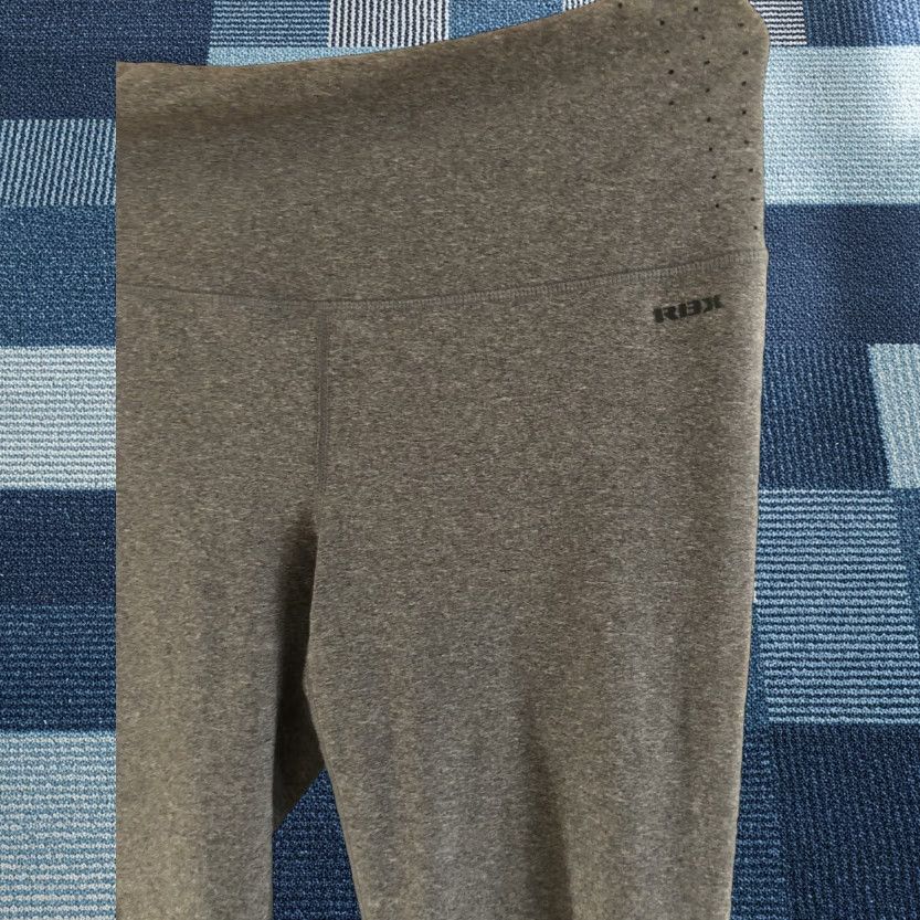 Vintage RBX Leggings Womens L Gray Athletic Yoga Running Pants Size 36" / US 14 / IT 50 - 1 Thumbnail