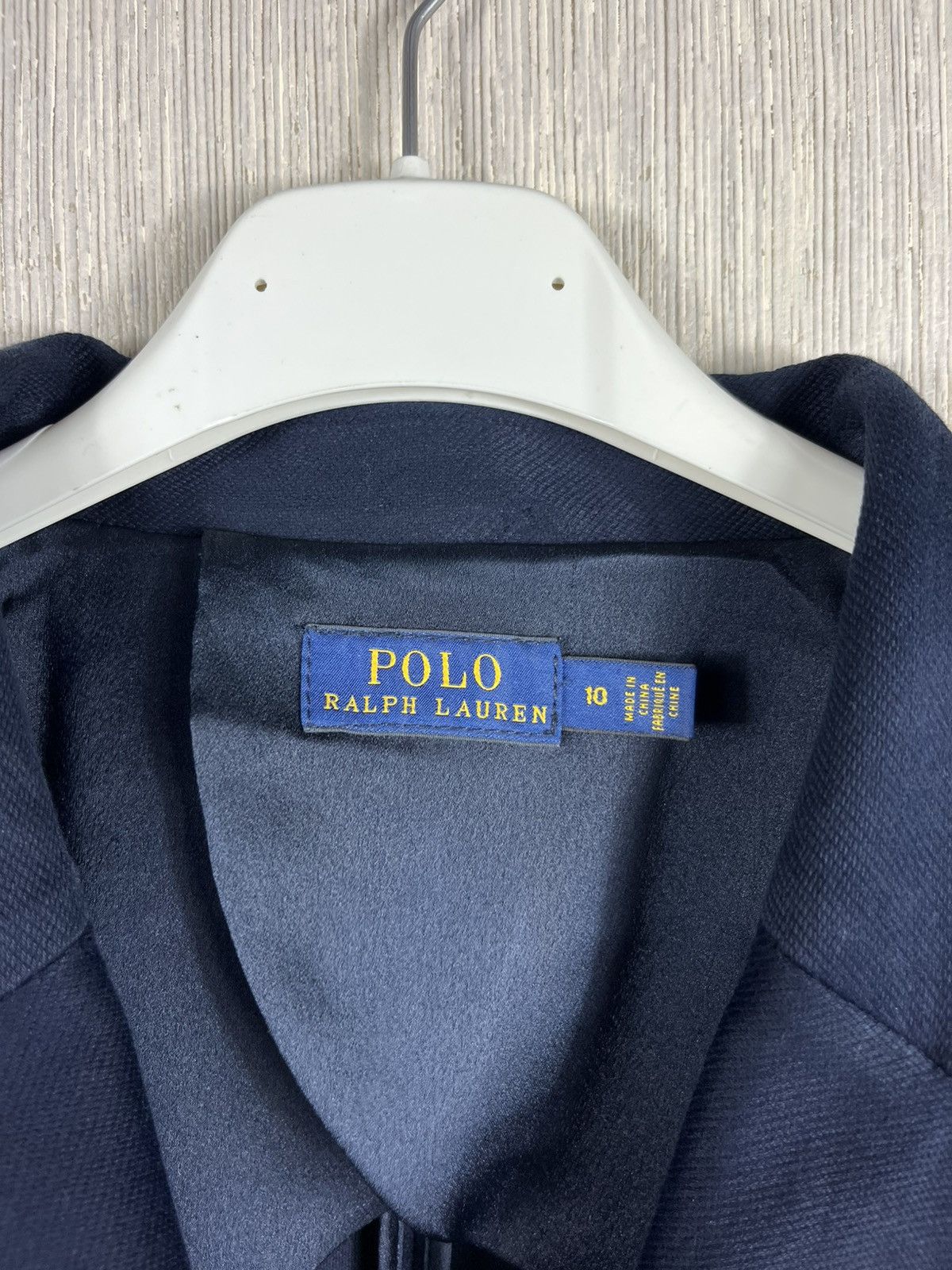Polo Ralph Lauren × Ralph Lauren Polo Ralph Lauren cotton navy double-breasted blazer jacket Size L / US 10 / IT 46 - 10 Thumbnail