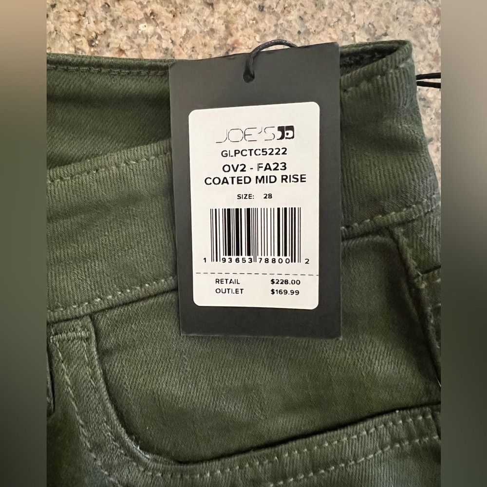 Joe's Joe’s Jeans The Callie Coated Bootcut Jeans Olive Green Siz Size 28" / US 6 / IT 42 - 9 Thumbnail